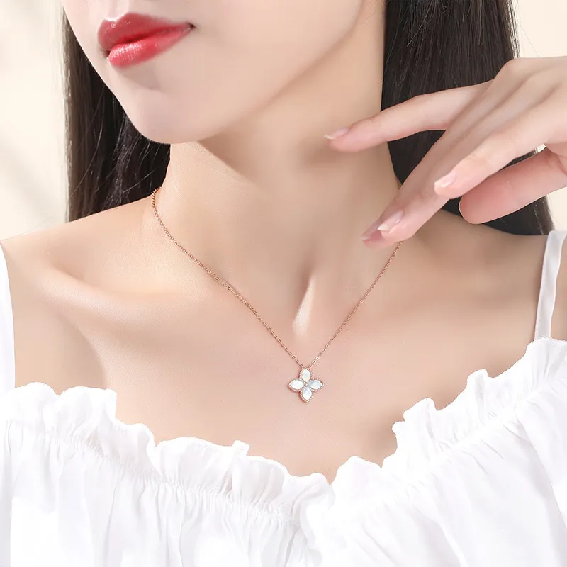 Lockstarfy Mother Of Pearl Necklaces Women's-1
