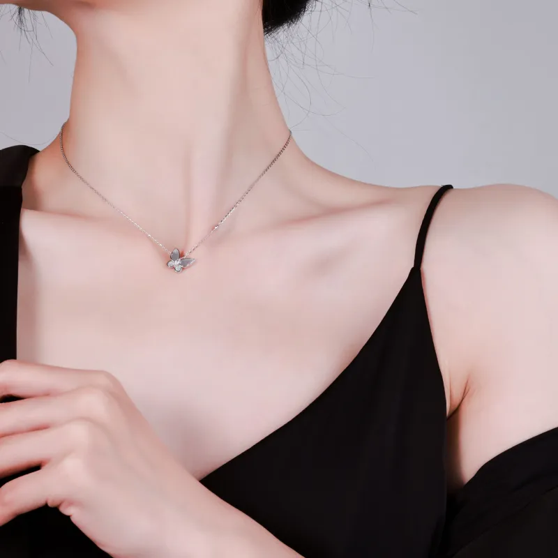 Lockstarfy Mother Of Pearl Necklaces Women's-2