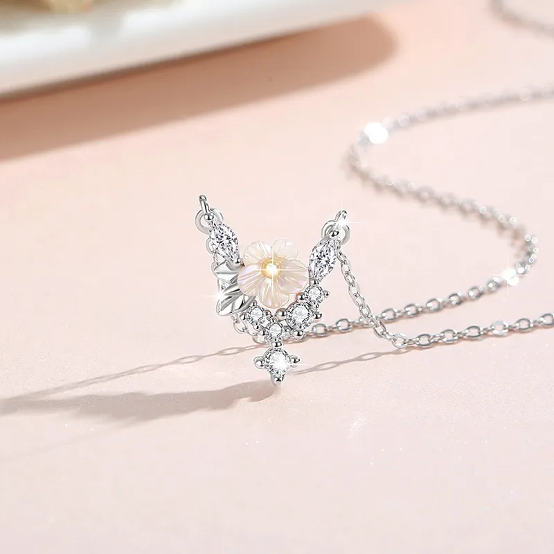 Lockstarfy Mother Of Pearl Necklaces Women's-4