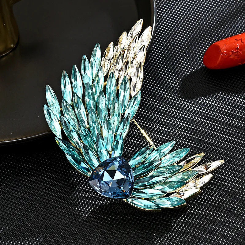 Lockstarfy Austrian Crystal Brooches Women's-2