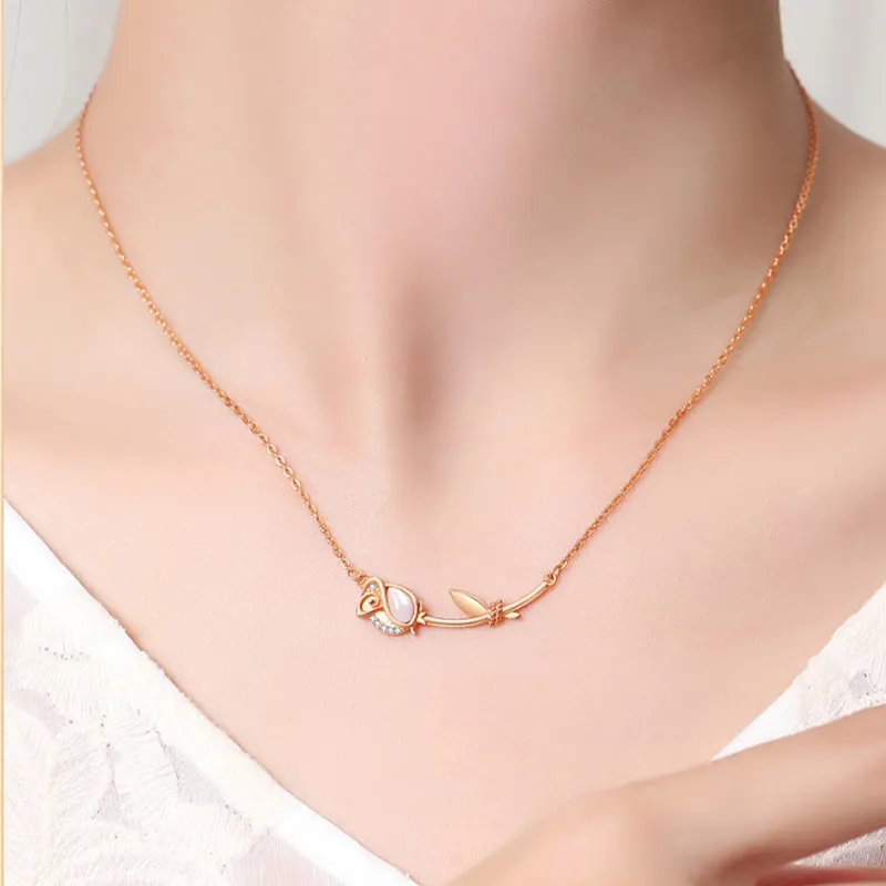 Lockstarfy Mother Of Pearl Necklaces Women's-1