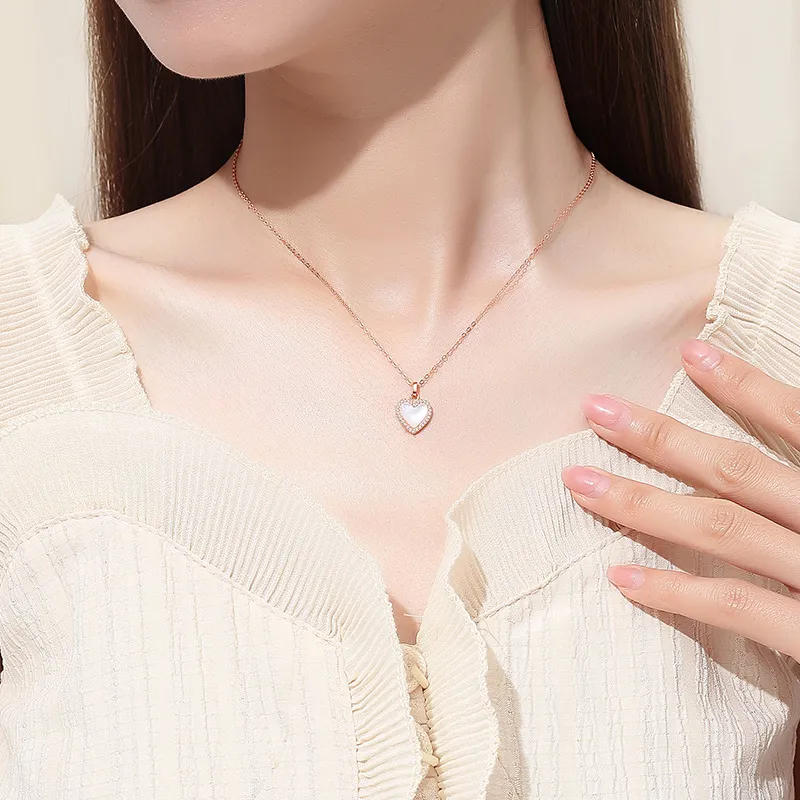Lockstarfy Mother Of Pearl Necklaces Women's-1