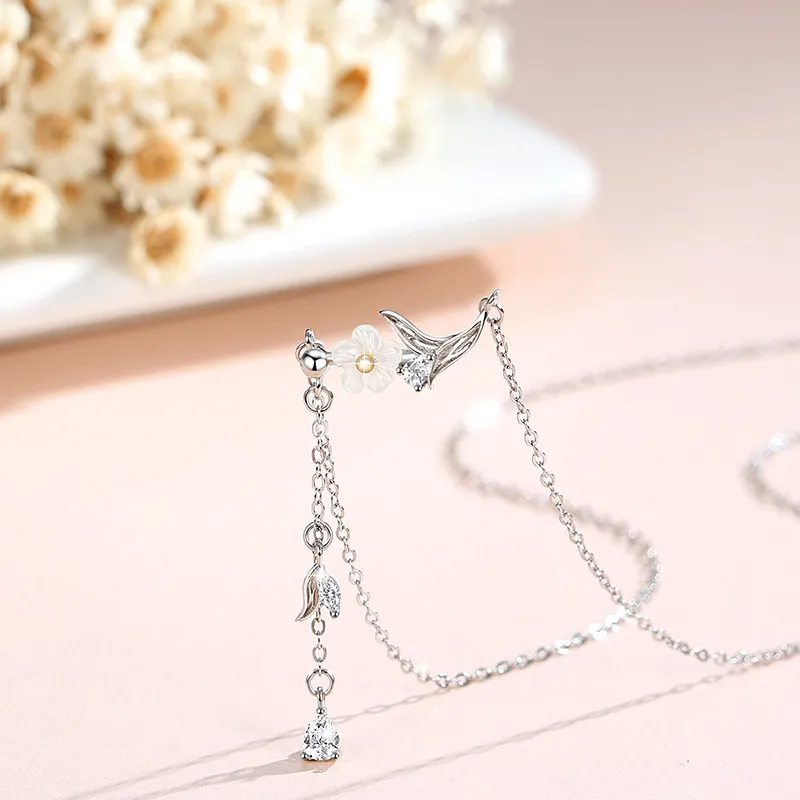 Lockstarfy Mother Of Pearl Necklaces Women's-4