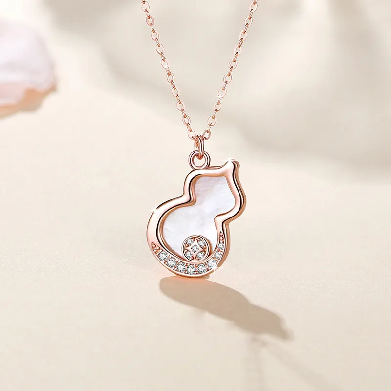 Lockstarfy Mother Of Pearl Necklaces Women's-2