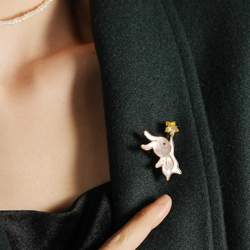 Lockstarfy Mother Of Pearl Brooches Women's-4