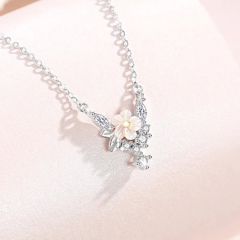 Lockstarfy Mother Of Pearl Necklaces Women's-2