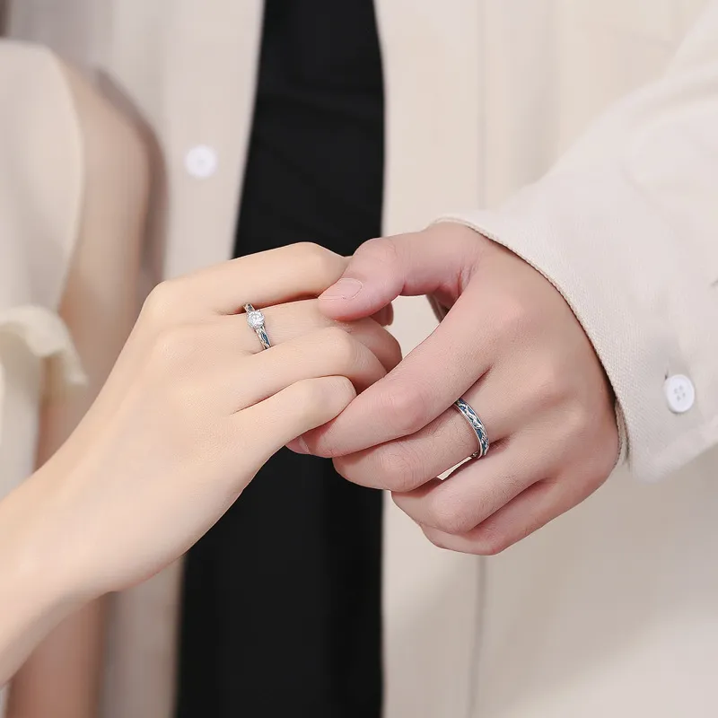 Lockstarfy Moissanite Rings Unisex-1