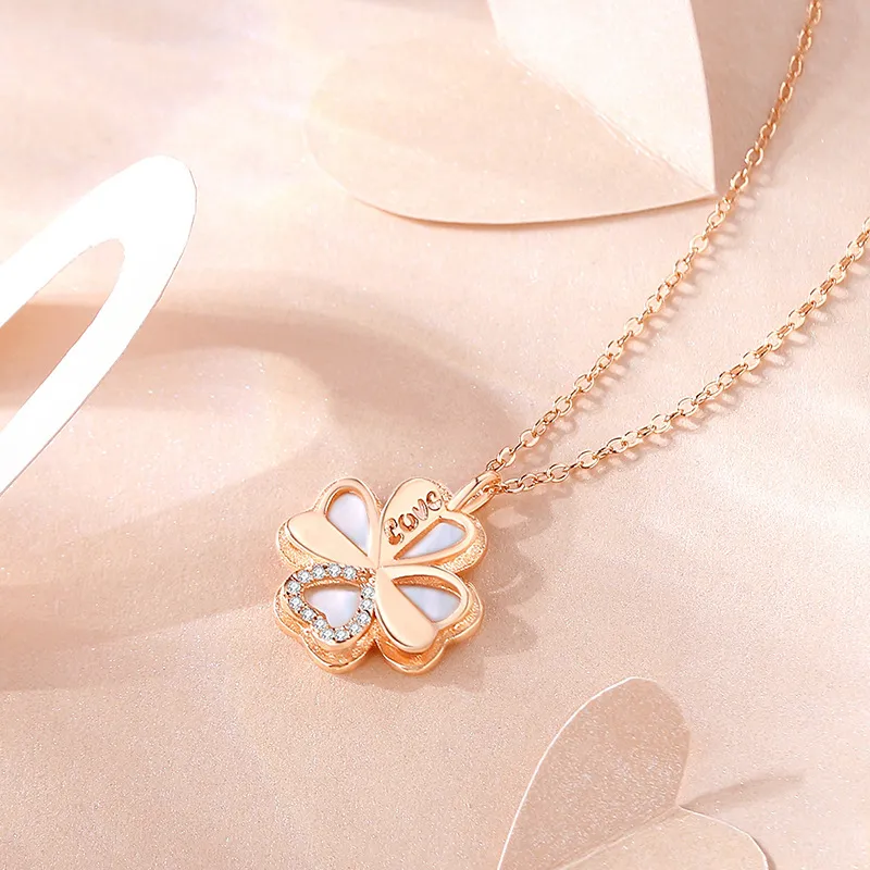 Lockstarfy Mother Of Pearl Necklaces Women's-2