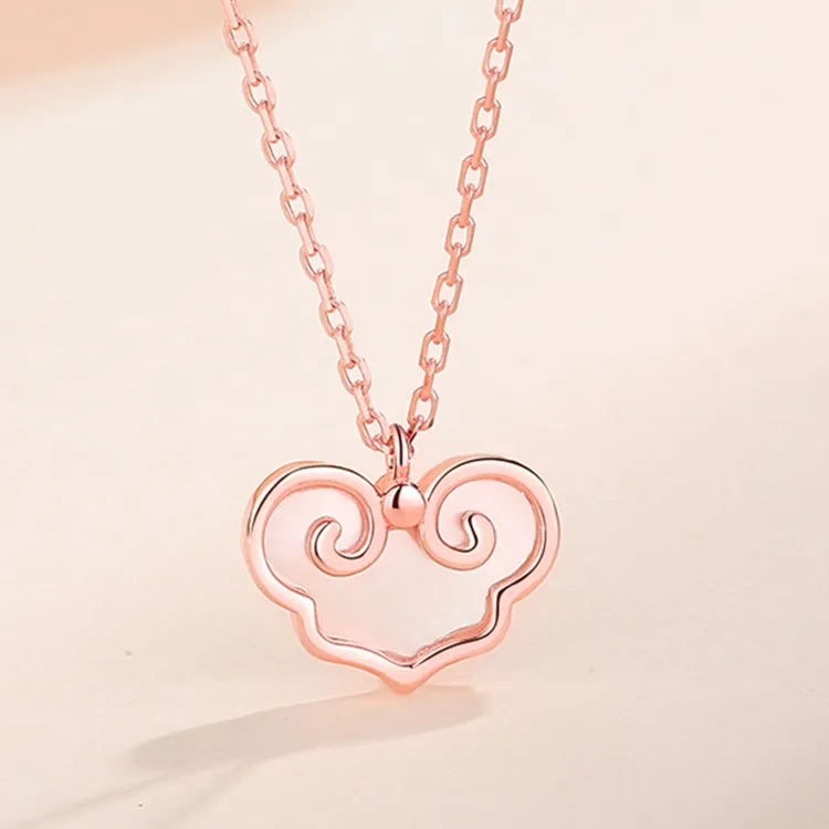 Lockstarfy Mother Of Pearl Necklaces Women's-4