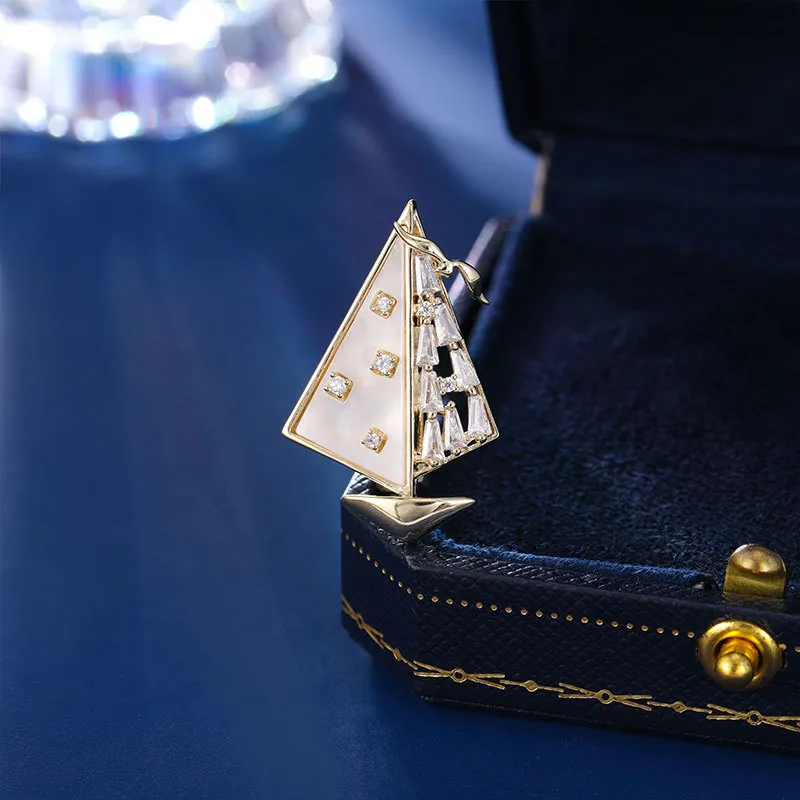 Lockstarfy Mother Of Pearl Brooches Unisex-4