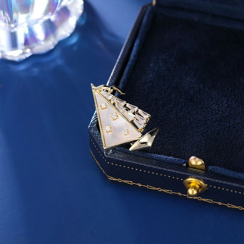 Lockstarfy Mother Of Pearl Brooches Unisex-3