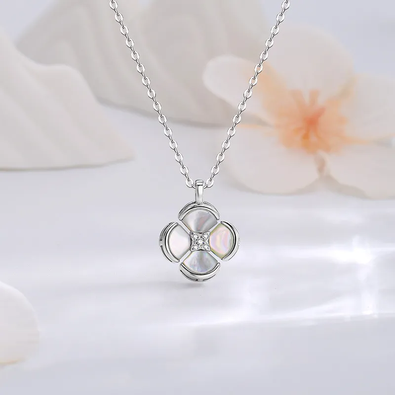 Lockstarfy Mother Of Pearl Necklaces Women's-4