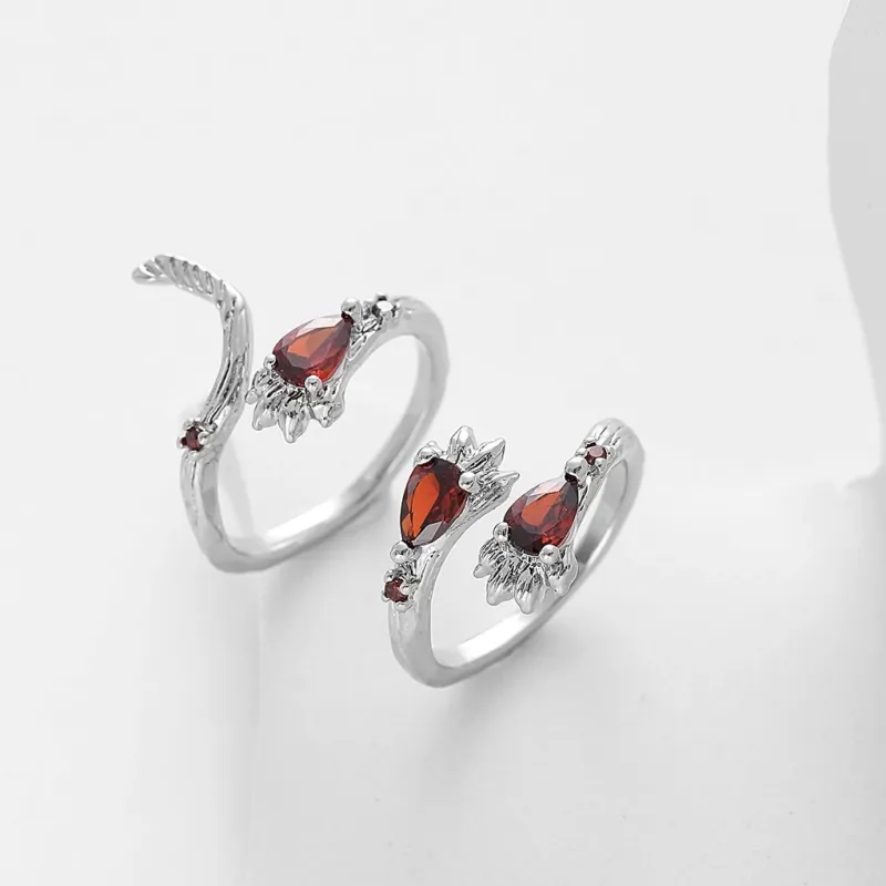 BTE Copper Zircon Rings Women's-6