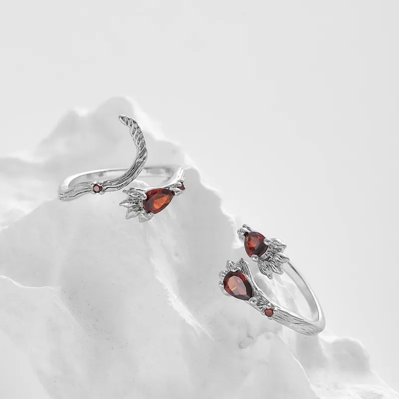 BTE Copper Zircon Rings Women's-3