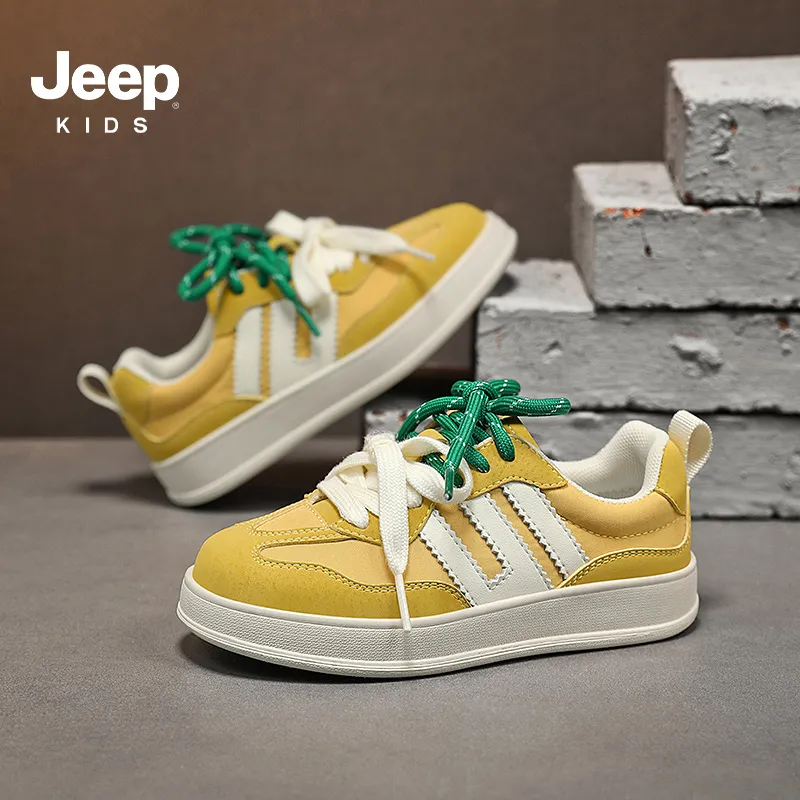 Jeep Anti Slip And Wear Resistant Lightweight Cushioning Low Top Kids Lifestyle Shoes Kids'-3