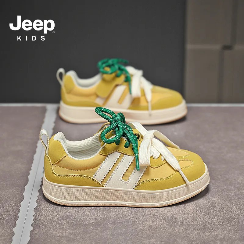 Jeep Anti Slip And Wear Resistant Lightweight Cushioning Low Top Kids Lifestyle Shoes Kids'-5