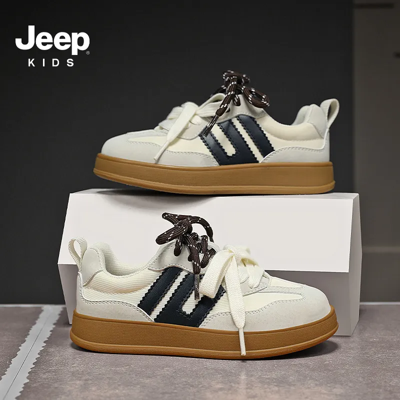 Jeep Anti Slip And Wear Resistant Lightweight Cushioning Low Top Kids Lifestyle Shoes Kids'-17