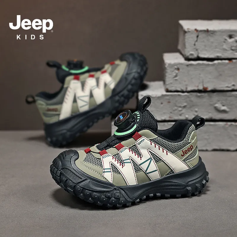 Jeep Anti Slip Wear Resistant Low Top Kids Lifestyle Shoes Kids'-3
