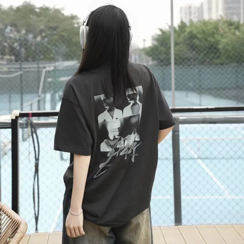 X INFO STUDIO Short Sleeved T Shirts Unisex-2