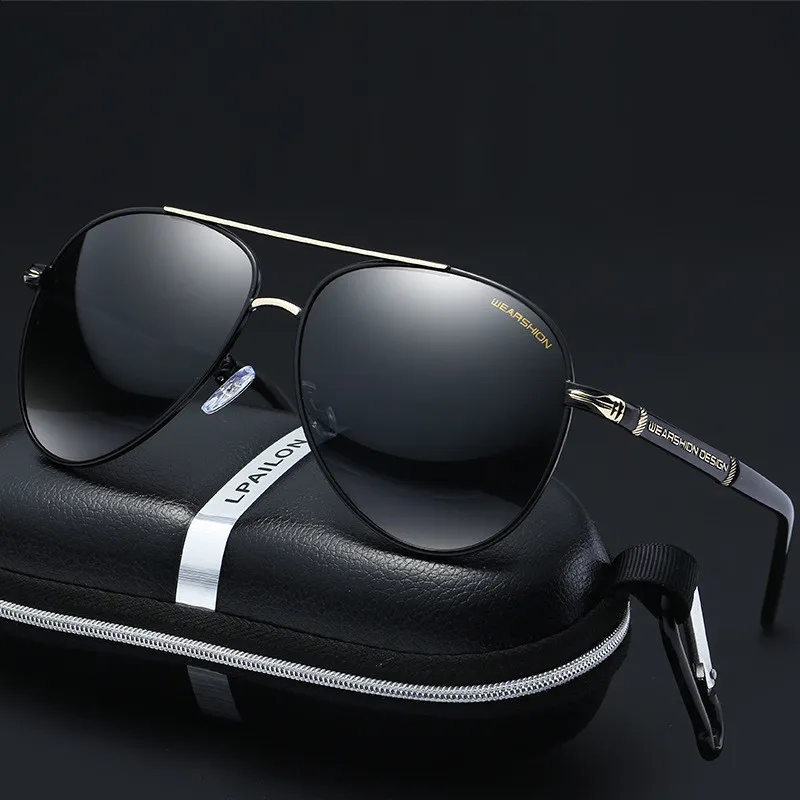 Thunder Pailong Alloy Aviator Sunglasses Unisex-3