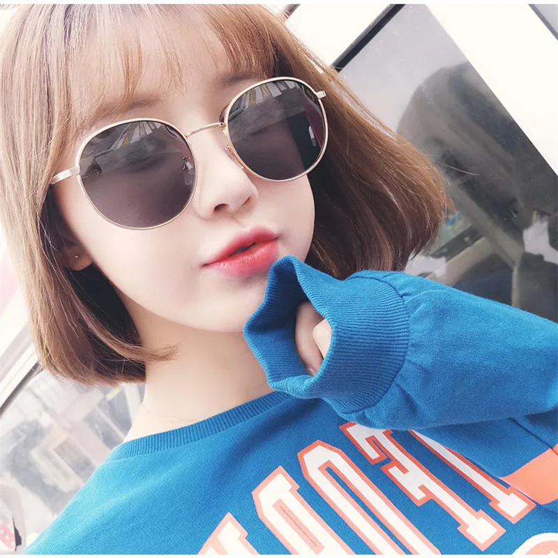 Thunder Pailong Round Sunglasses Women's-2