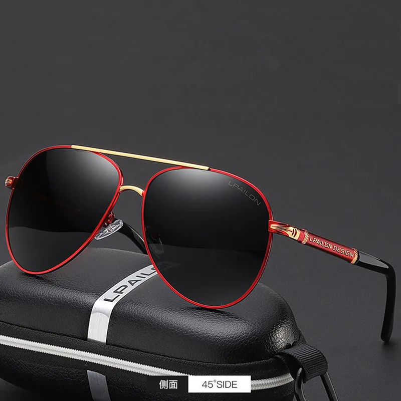 Thunder Pailong Alloy Aviator Sunglasses Unisex-7