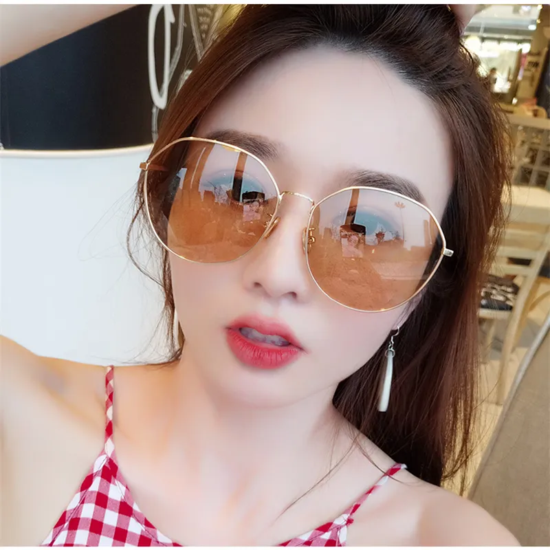 Thunder Pailong Metal Irregular Shape Sunglasses Unisex-4
