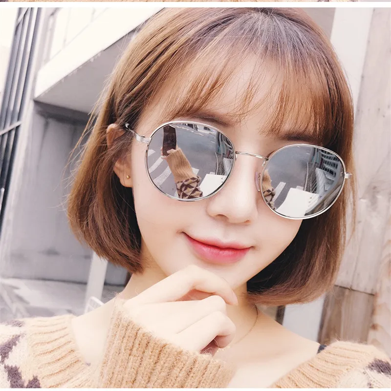 Thunder Pailong Round Sunglasses Women's-10