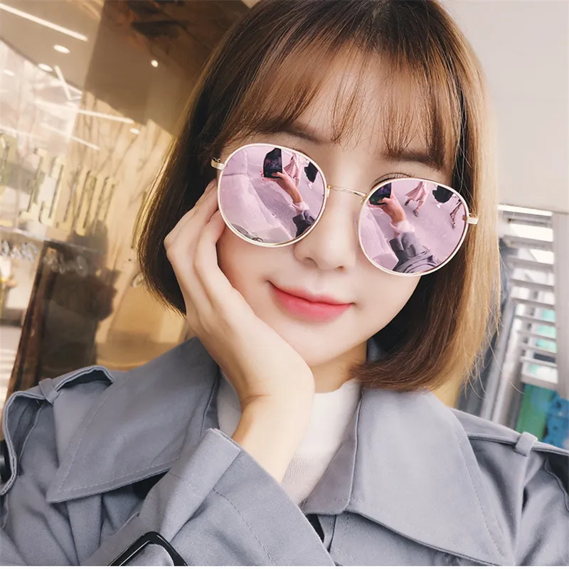 Thunder Pailong Round Sunglasses Women's-6