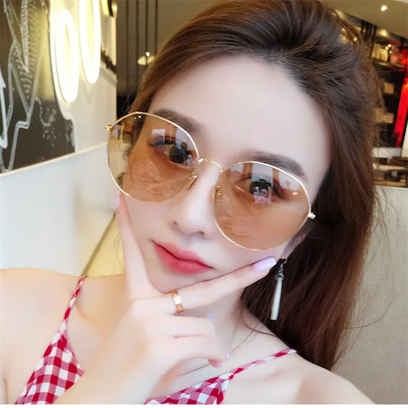 Thunder Pailong Metal Irregular Shape Sunglasses Unisex-6
