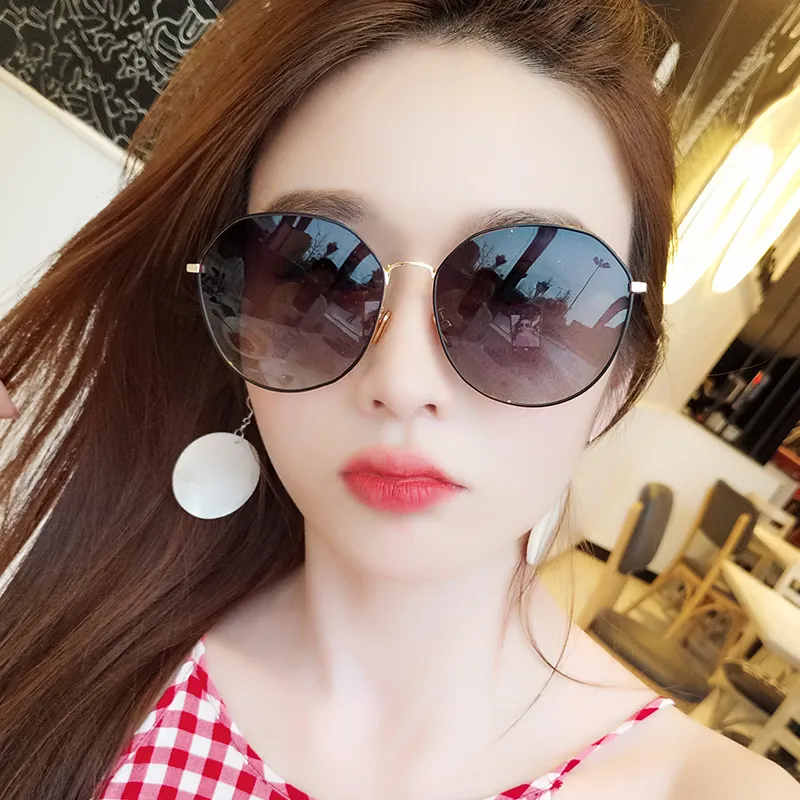 Thunder Pailong Metal Irregular Shape Sunglasses Unisex-1