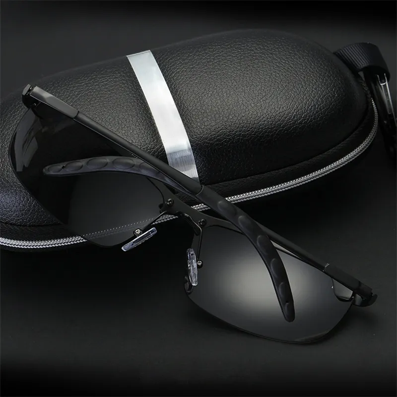 Thunder Pailong Alloy Rectangular Sunglasses Men's-3