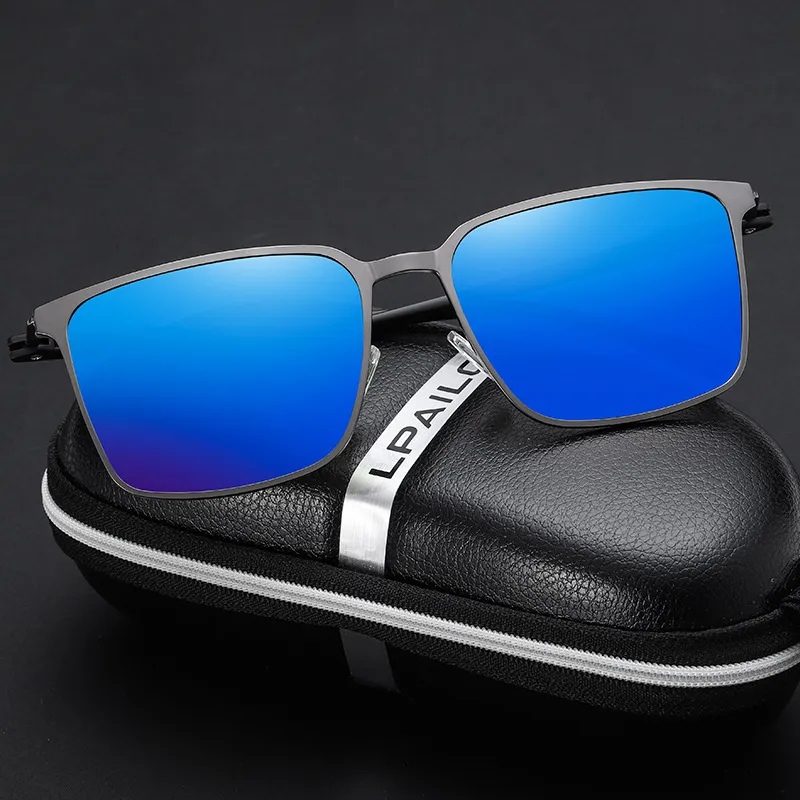 Thunder Pailong Square Sunglasses Unisex-12