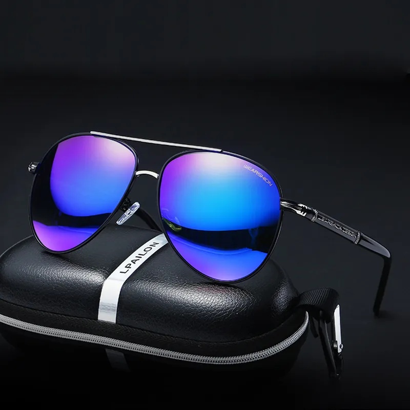 Thunder Pailong Alloy Aviator Sunglasses Unisex-28