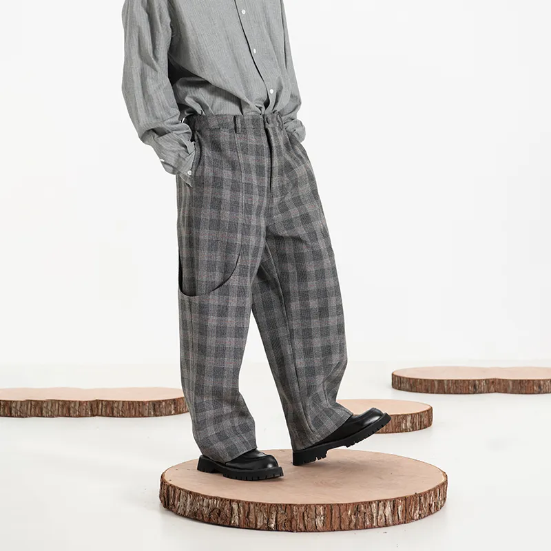 Halfwayhouse Casual Pants Men's Dark Gray-4