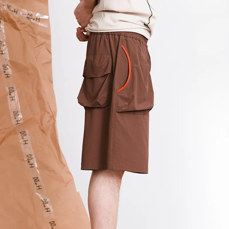 Halfwayhouse Casual Shorts Men's Coffee-4
