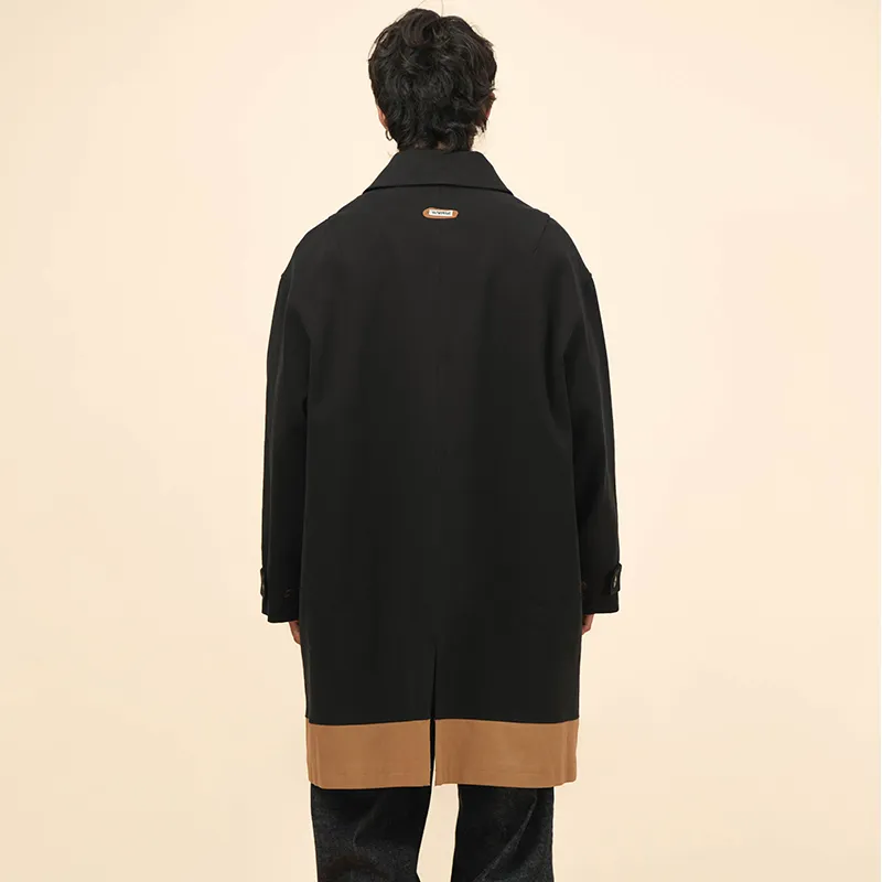 Halfwayhouse Trench Coat Men's Black-2