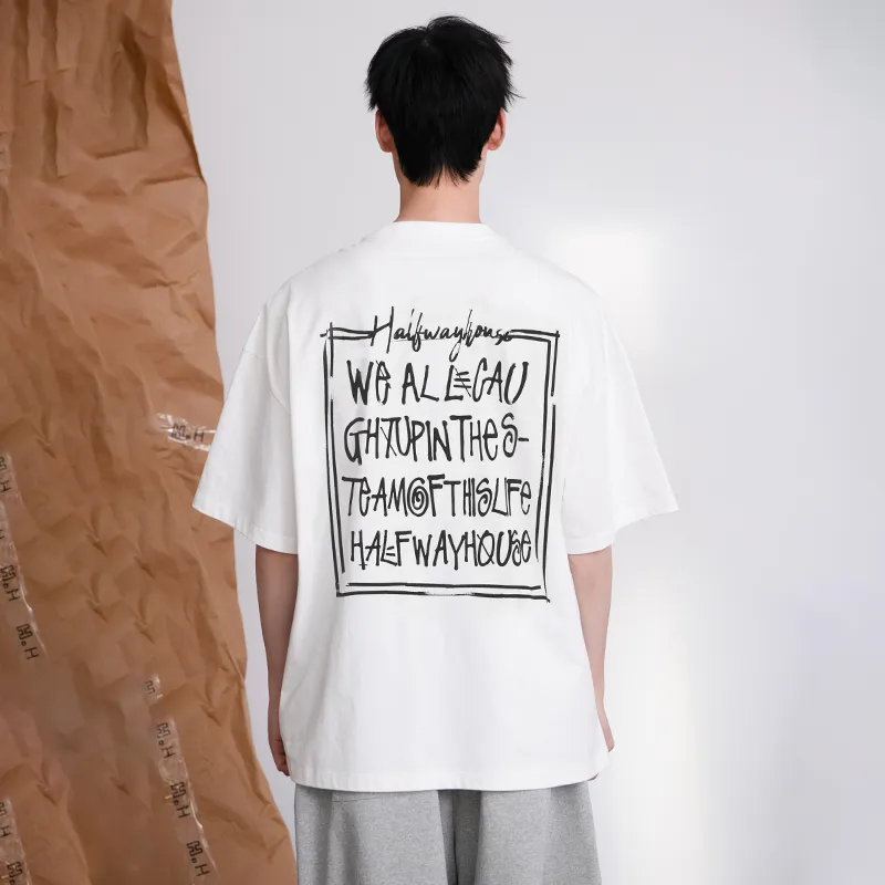 Halfwayhouse T Shirt Men's White-2
