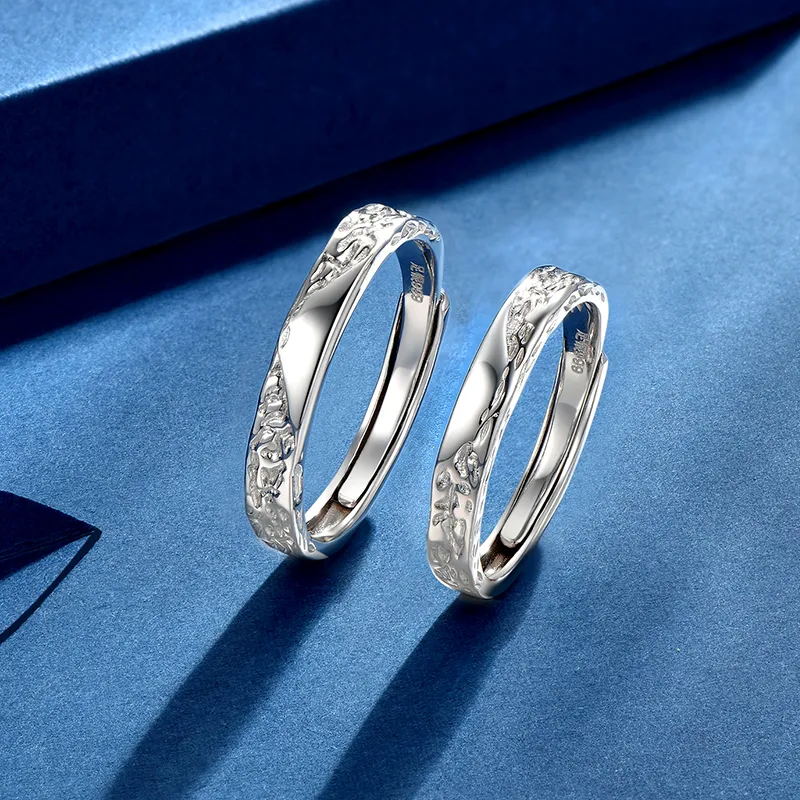 I Do&Co. 999 Fine Silver Rings Unisex-3