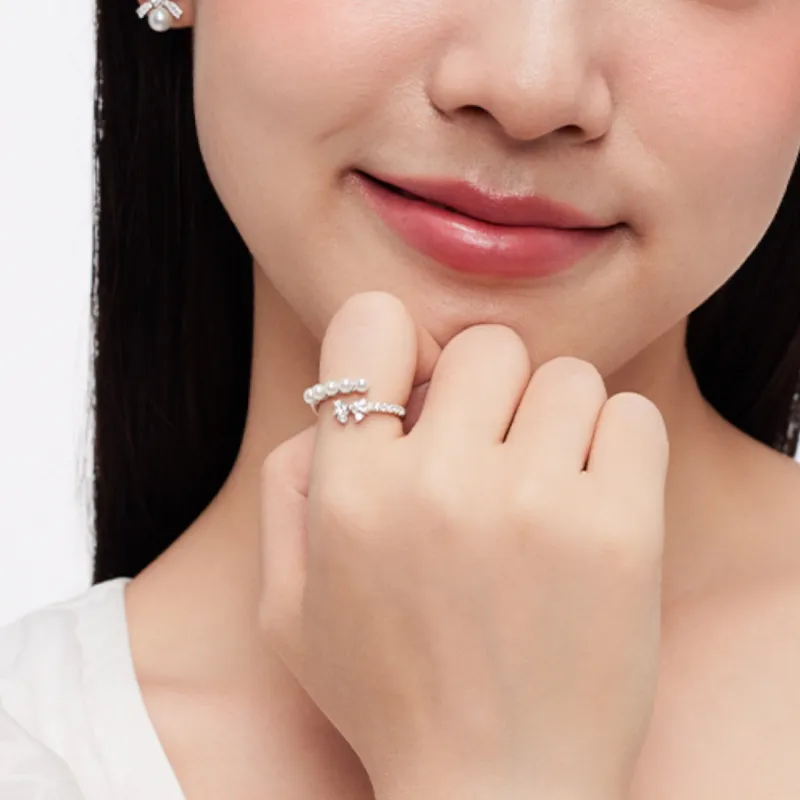 I Do&Co. 925 Sterling Silver Shell Pearl Rings Women's-2