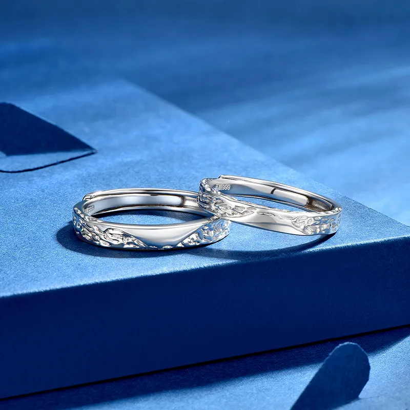 I Do&Co. 999 Fine Silver Rings Unisex-1