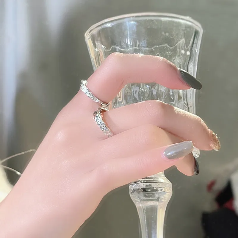 I Do&Co. 999 Fine Silver Rings Unisex-5