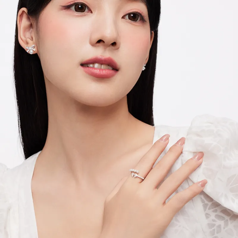 I Do&Co. 925 Sterling Silver Shell Pearl Rings Women's-4