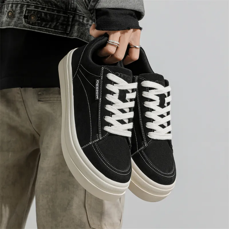 Rummaden Slip Resistant, Abrasion Resistant, Lightweight, Breathable Low Top Skateboard Shoes Unisex-4