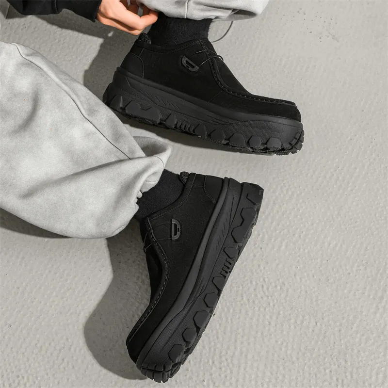 Rummaden Anti Slip And Wear Resistant Breathable Low Top Casual Shoes Men's-3