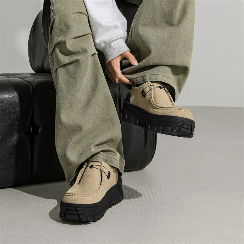 Rummaden Anti Slip And Wear Resistant Breathable Low Top Casual Shoes Men's-11