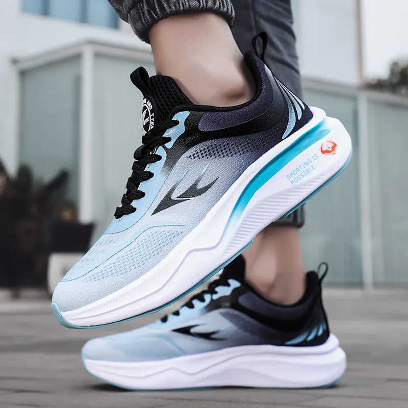 Kinglake Shock Absorbers Slip Resistant, Abrasion Resistant, Breathable Low Top Running Shoes Unisex-5