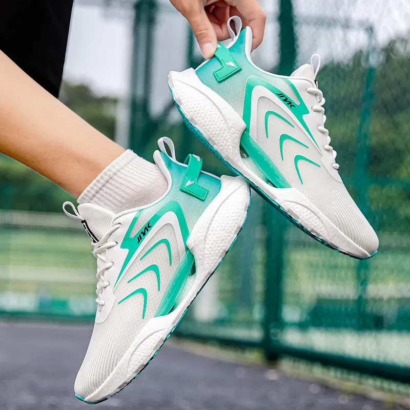 Kinglake Breathable Moisture Wicking Mid Top Running Shoes Unisex-23