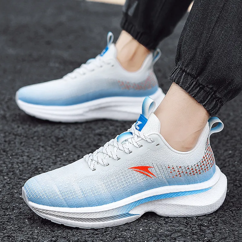Kinglake Low Top Running Shoes Unisex White Peacock-5