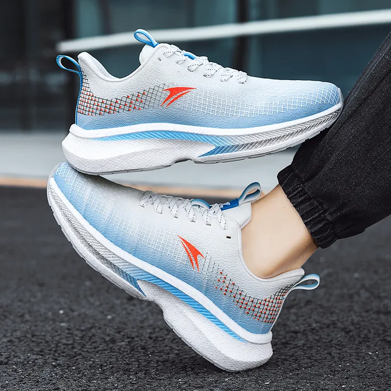 Kinglake Low Top Running Shoes Unisex White Peacock-3